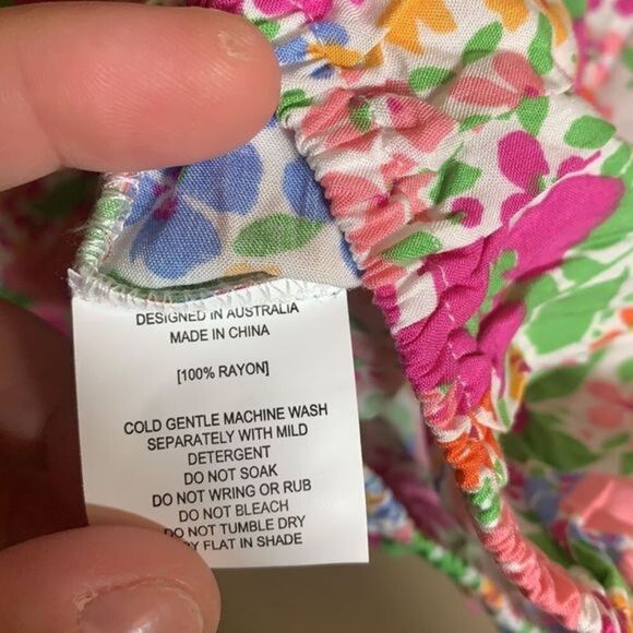 Paper Heart Bright Multi-Colour Floral Crop Blouse - Picture 7 of 7